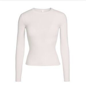 SKIMS Cotton Jersey Long Sleeve T-Shirt